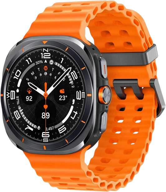 Samsung Galaxy Watch Ultra 2025 47mm LTE L705 Titanium Grey / Marine Band Orange - Ohne Vertrag
