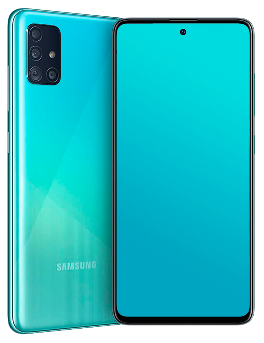Samsung Galaxy A71 Dual-SIM blau - Ohne Vertrag