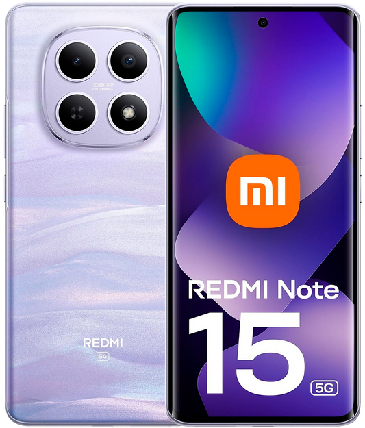 Xiaomi Redmi Note 15 5G Dual-SIM lila - Ohne Vertrag