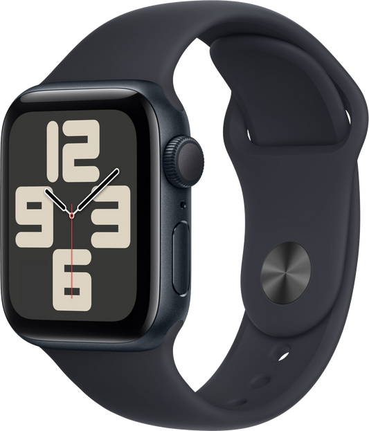 Apple Watch SE GPS Alu 40mm Sportarmband Mitternacht S/M MR9X3 - Ohne Vertrag