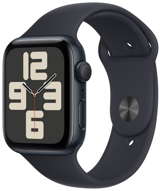 Apple Watch SE 2022 GPS Mitternacht Alu 44mm Sportarmband Mitternacht M/L MXEK3 - Ohne Vertrag