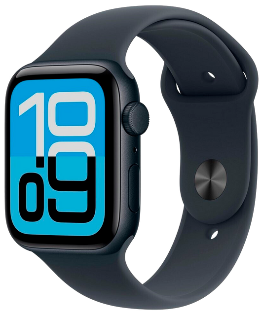 Apple Watch SE3 GPS Schwarz Alu 44mm Sportarmband Mitternacht M/L MEHQ4 - Ohne Vertrag