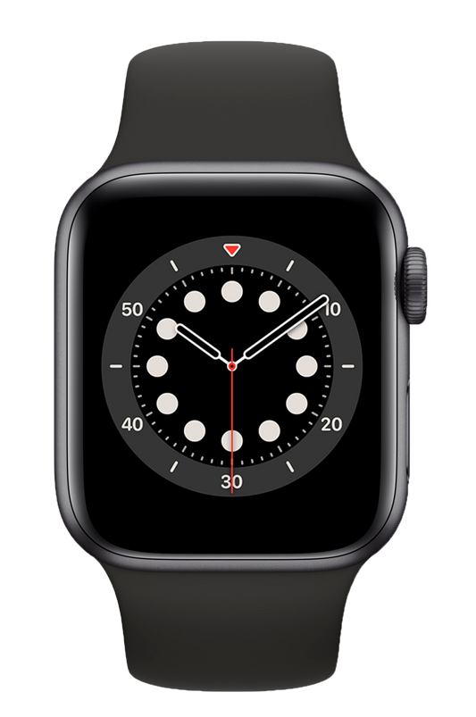 Apple Watch SE LTE Space Grau 44mm Sportarmband Schwarz MKT33 - Ohne Vertrag
