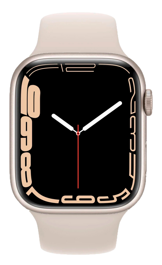 Apple Watch 7 45mm Alu Sportarmband Polarstern MKN63 - Ohne Vertrag