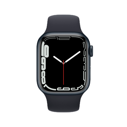 Apple Watch 7 41mm Alu Sportarmband Mitternacht MKMX3 - Ohne Vertrag