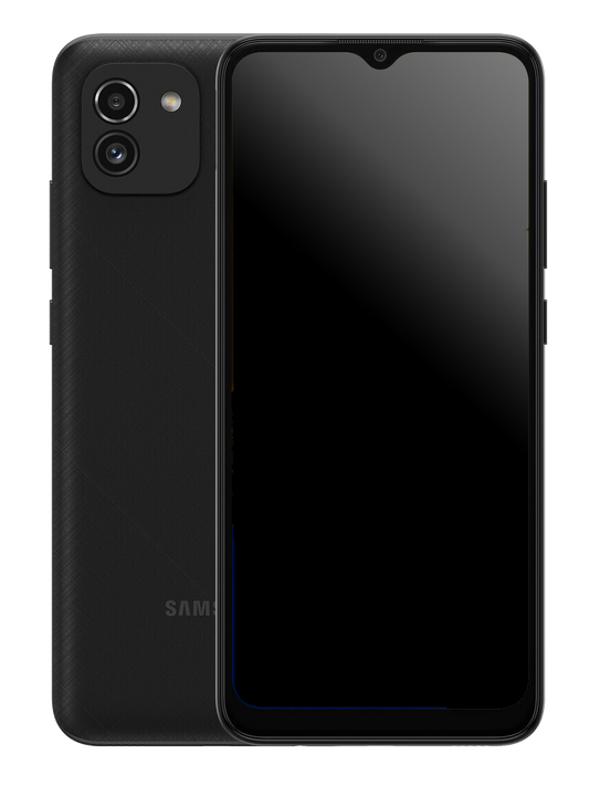 Samsung Galaxy A03 Dual-SIM schwarz - Onhe Vertrag
